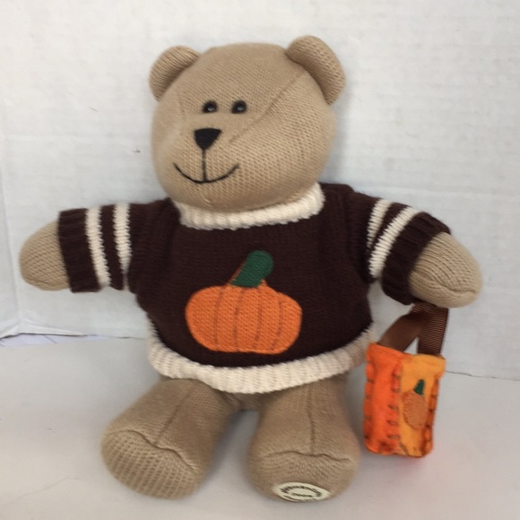 Starbucks Bearista 85th edition Pumpkin Autumn Bear - Picture 1 of 6